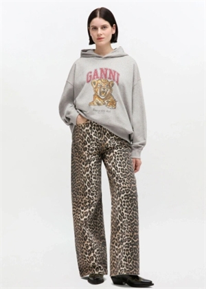 Isoli hoodie beaded baby tiger print Paloma A1060024 Ganni 